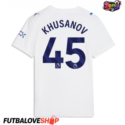 Dres Manchester City Abdukodir Khusanov #45 Tretina pre Ženy 2026-27 Krátky Rukáv